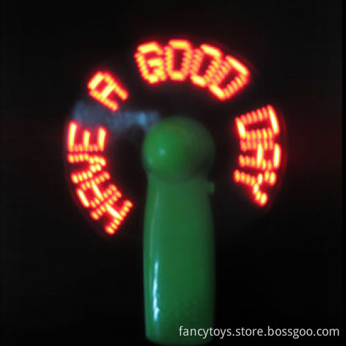 LED Fan with Words, Various Types are Available